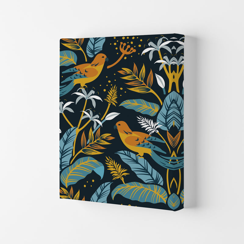 Birds And Plants Art Print by Jason Stanley Canvas