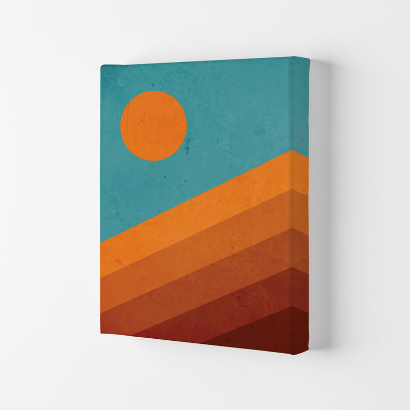 Abstract Mountain Sunrise I Art Print by Jason Stanley Canvas
