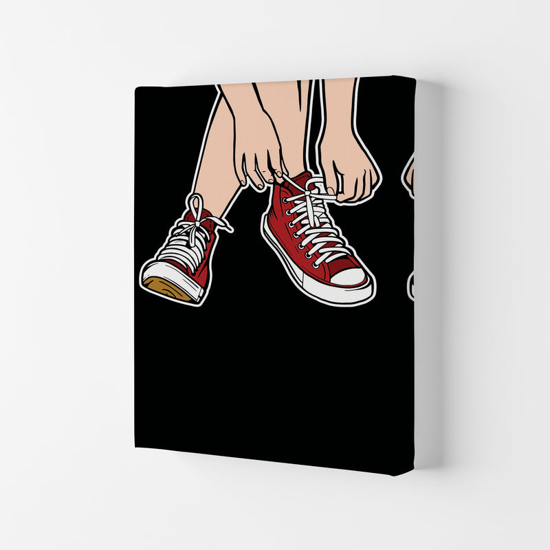 Tie Your Shoe Laces Art Print by Jason Stanley Canvas