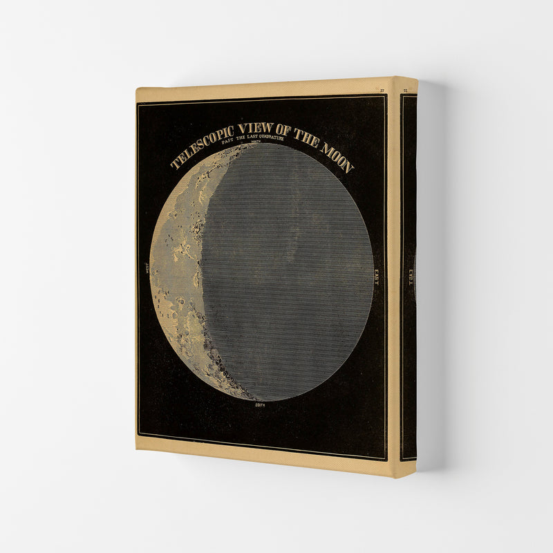 Telescopic View Of The Moon Art Print by Jason Stanley Canvas