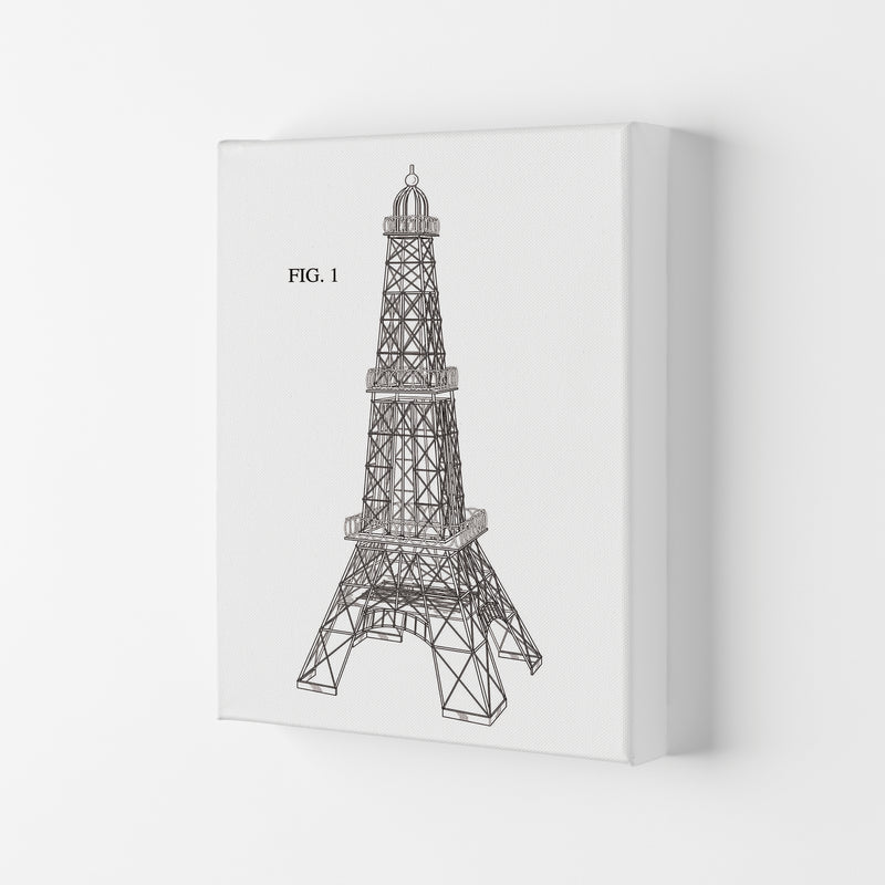 Eiffel Tower Patent Art Print by Jason Stanley Canvas