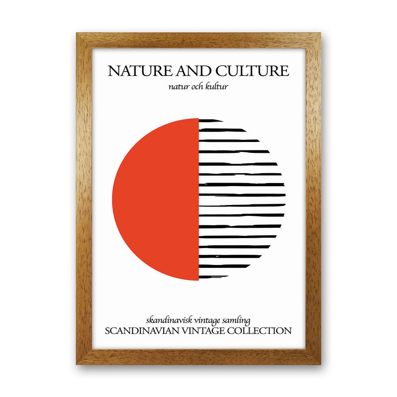 Nature And Culture Scandinavian Collection III Art Print by Jason Stanley Oak Grain