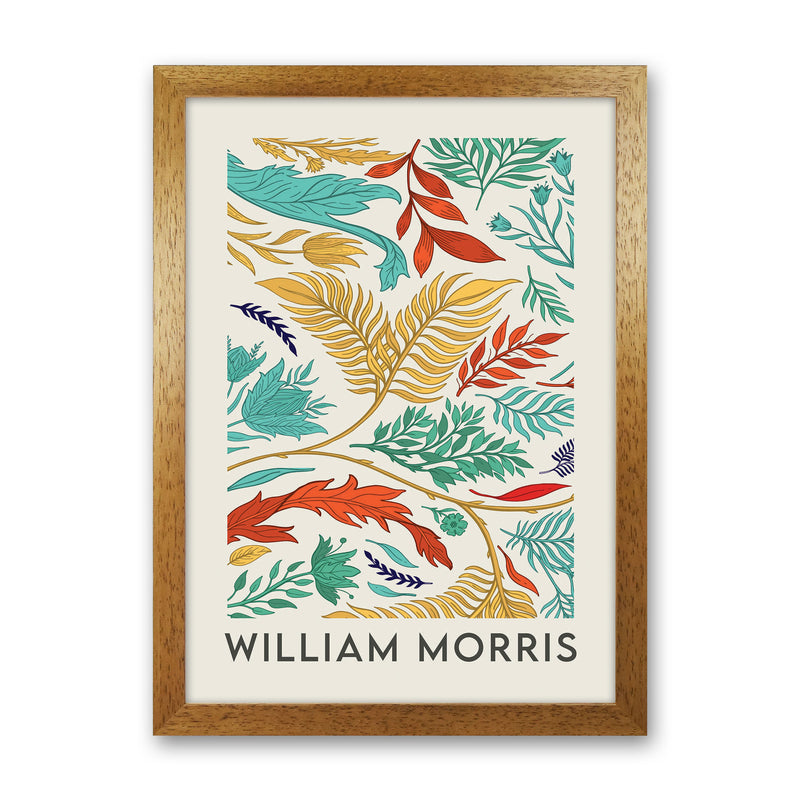 William Morris- Vibrant Wild Flowers Art Print by Jason Stanley Oak Grain