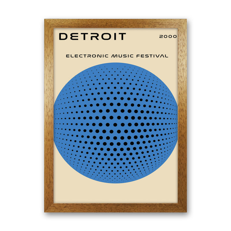 Detroit Electronic Music Festival Art Print by Jason Stanley Oak Grain