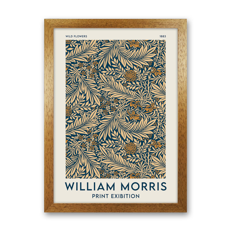 William Morris- Wild Flowers Art Print by Jason Stanley Oak Grain