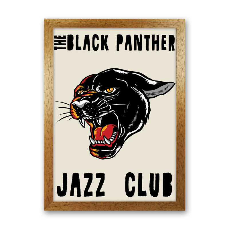 Black Panther Jazz Club II Art Print by Jason Stanley Oak Grain