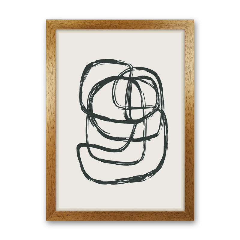 Modern Abstract Shapes 2 Art Print by Jason Stanley Oak Grain