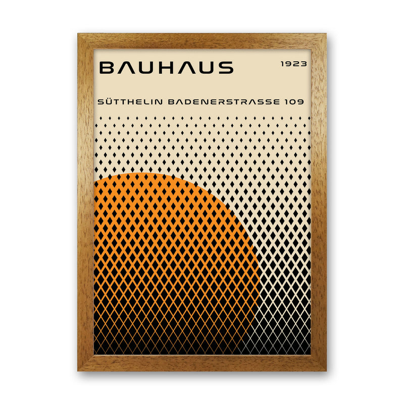 Bauhaus Geometric Yellow Art Print by Jason Stanley Oak Grain