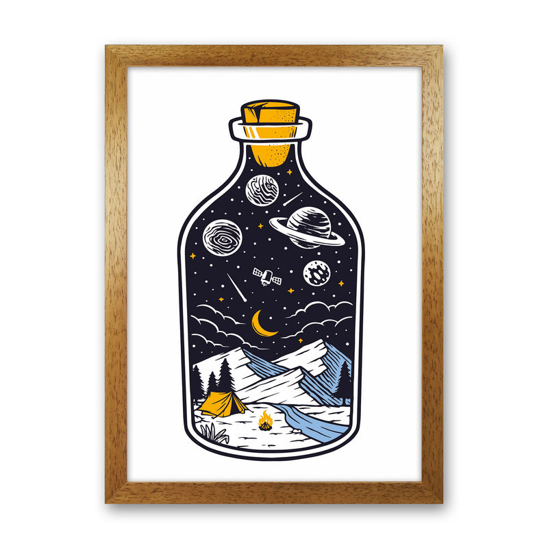 The Universe In A Bottle Art Print by Jason Stanley Oak Grain