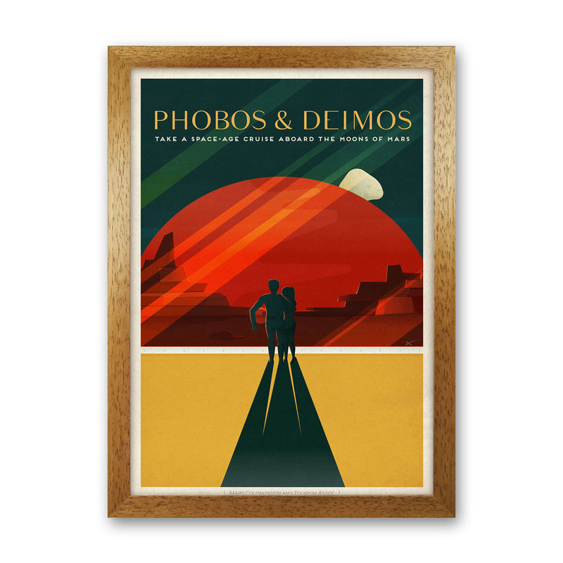 Spacex - Phobos & Deimos Art Print by Jason Stanley Oak Grain