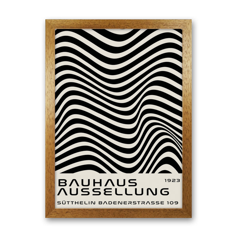 Bauhaus Black And White Art Print by Jason Stanley Oak Grain