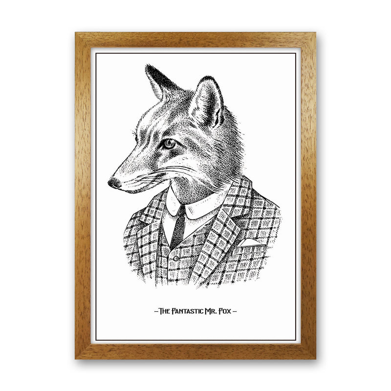 The Fantastic Mr. Fox Art Print by Jason Stanley Oak Grain