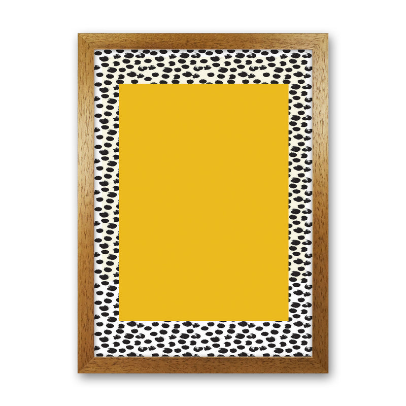 Minimal Yellow Poster Art Print by Jason Stanley Oak Grain