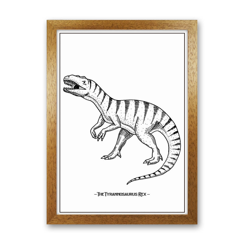 The Tyrannosaurus Rex Art Print by Jason Stanley Oak Grain