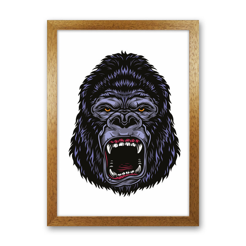 Gorilla Illustration Art Print by Jason Stanley Oak Grain