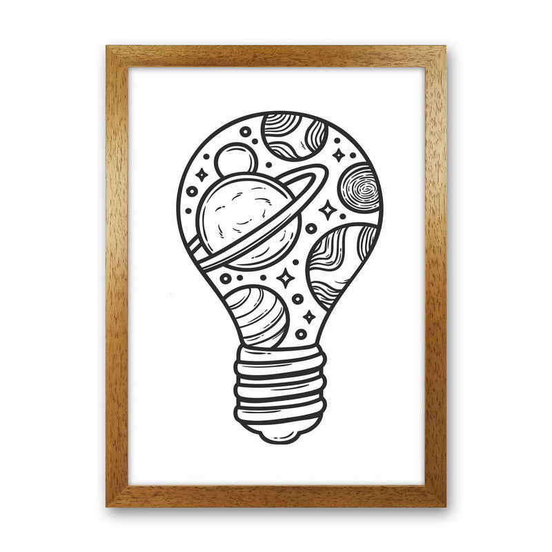 I Just Had An Idea Art Print by Jason Stanley Oak Grain