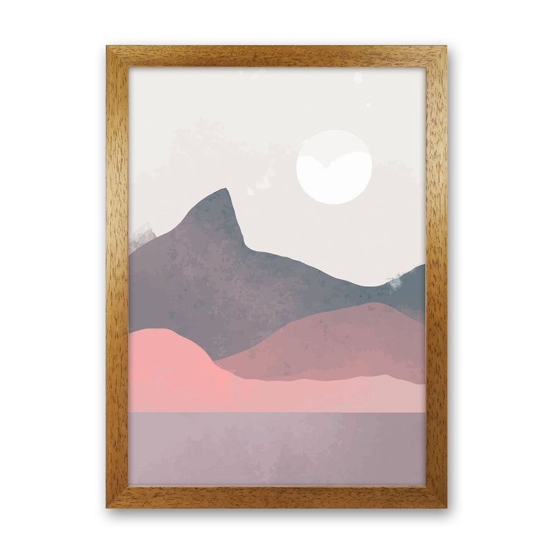 Minimal Landscape Art Print by Jason Stanley Oak Grain