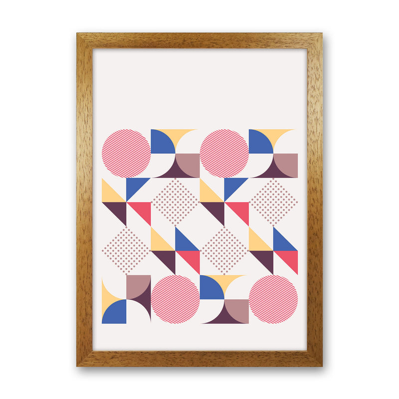 Retro Geometric 1 Art Print by Jason Stanley Oak Grain