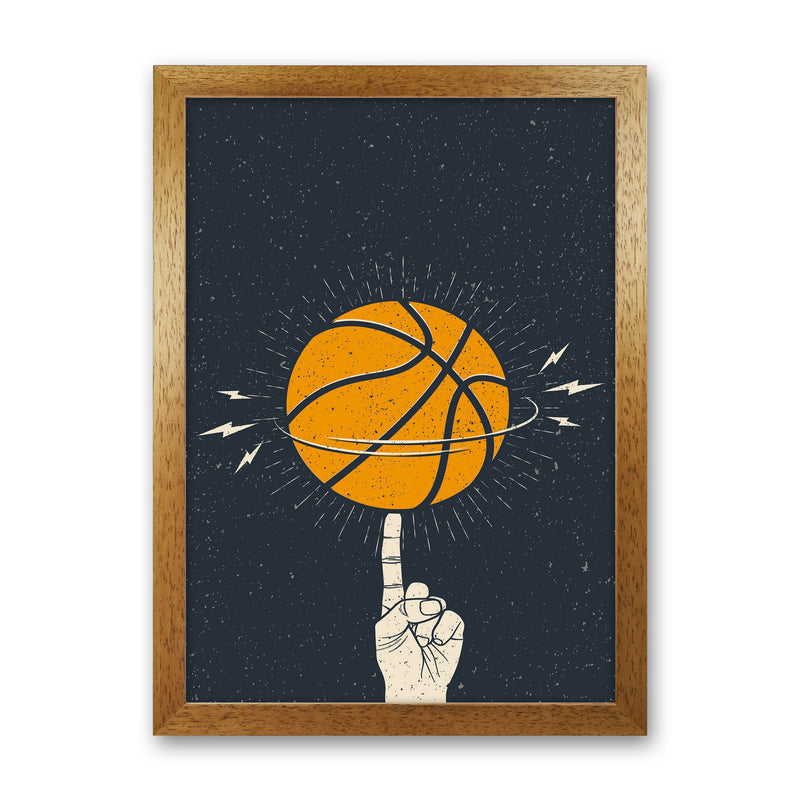 Basketball Is Fun Art Print by Jason Stanley Oak Grain