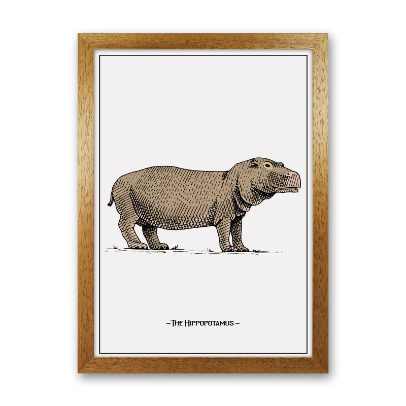The Hippopotamus Art Print by Jason Stanley Oak Grain