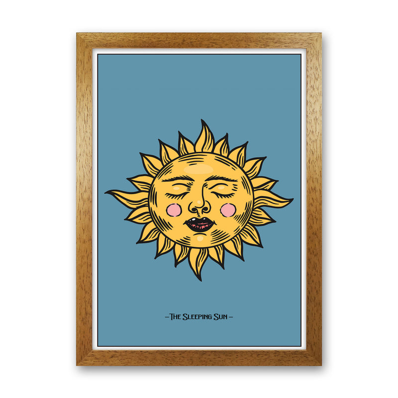 The Sleeping Sun Art Print by Jason Stanley Oak Grain