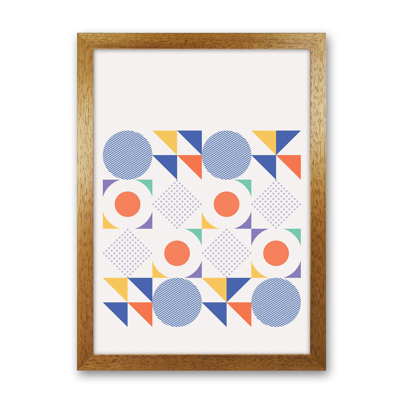 Retro Geometric 2 Art Print by Jason Stanley Oak Grain