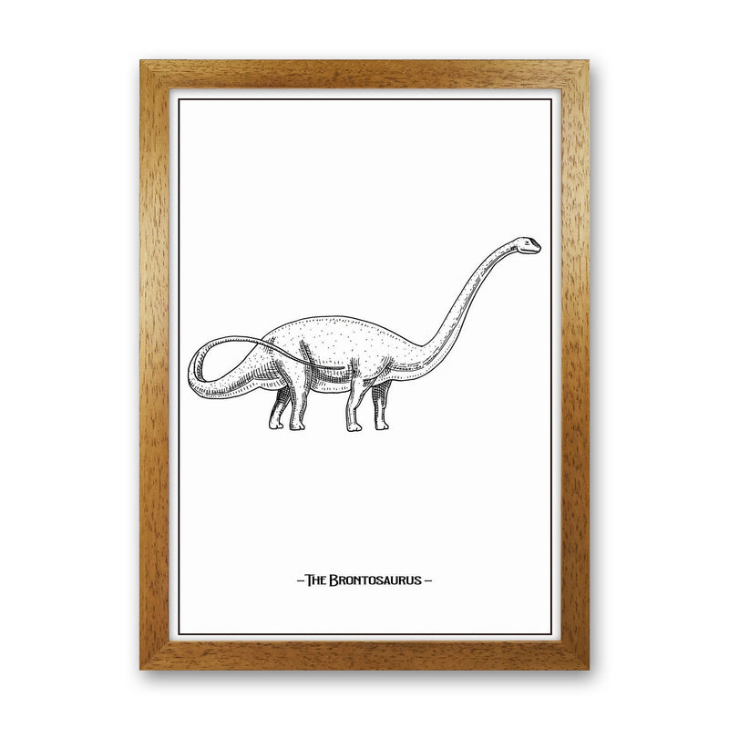 The Brontosaurus Art Print by Jason Stanley Oak Grain