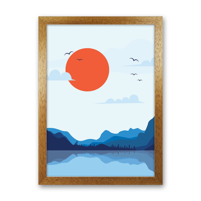 Japanese Sunset Art Print by Jason Stanley Oak Grain