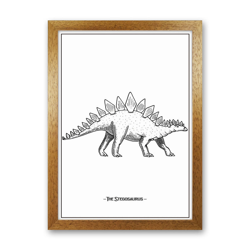 The Stegosaurus Art Print by Jason Stanley Oak Grain