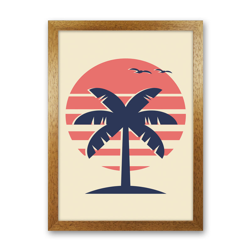 Palm Tree Vibes Art Print by Jason Stanley Oak Grain