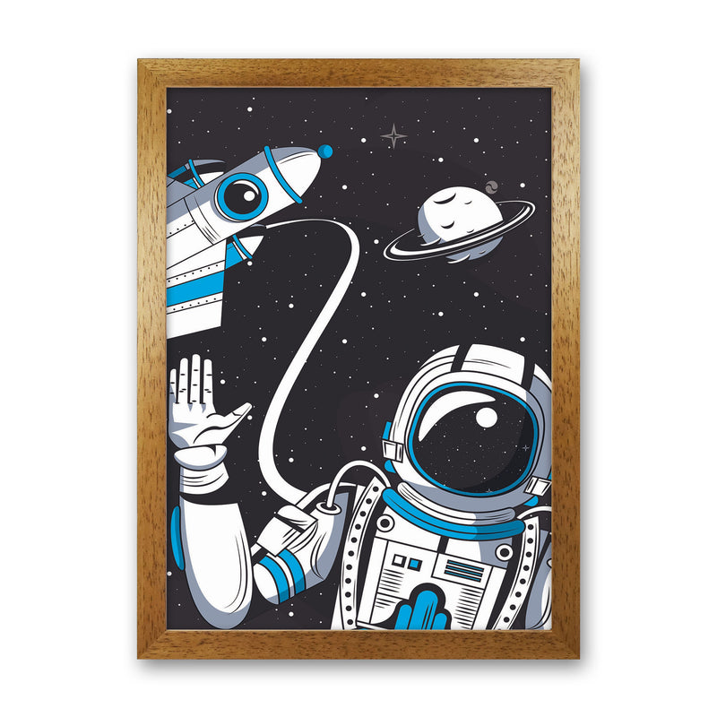 Hello From Space Art Print by Jason Stanley Oak Grain