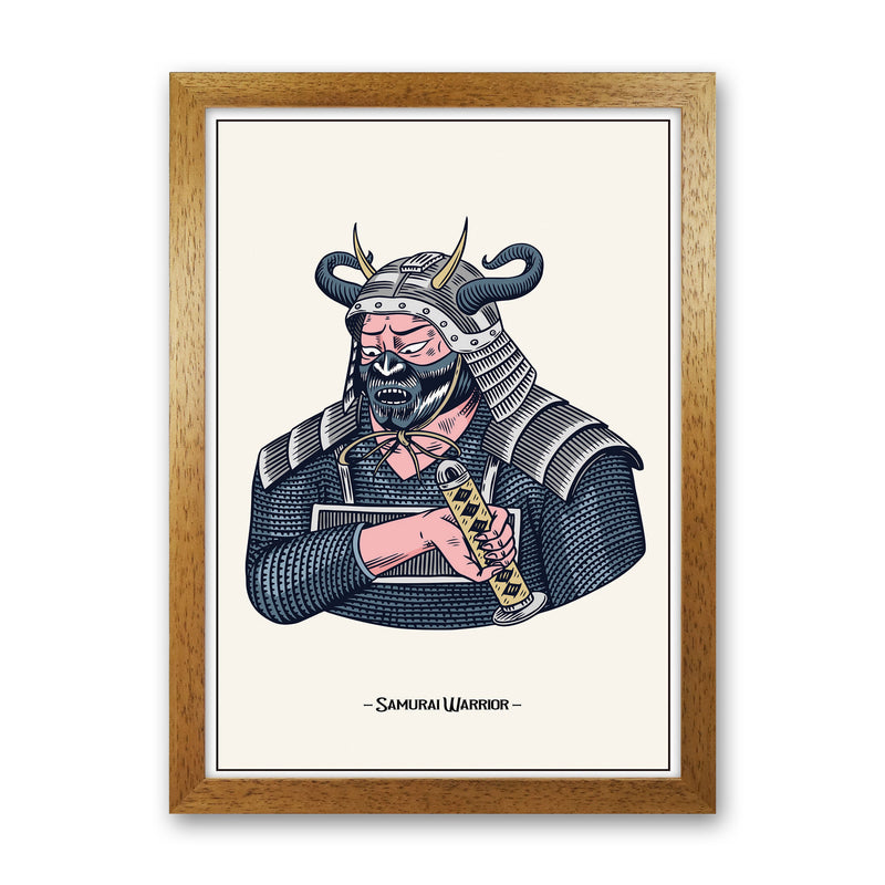 Samurai Warrior Art Print by Jason Stanley Oak Grain