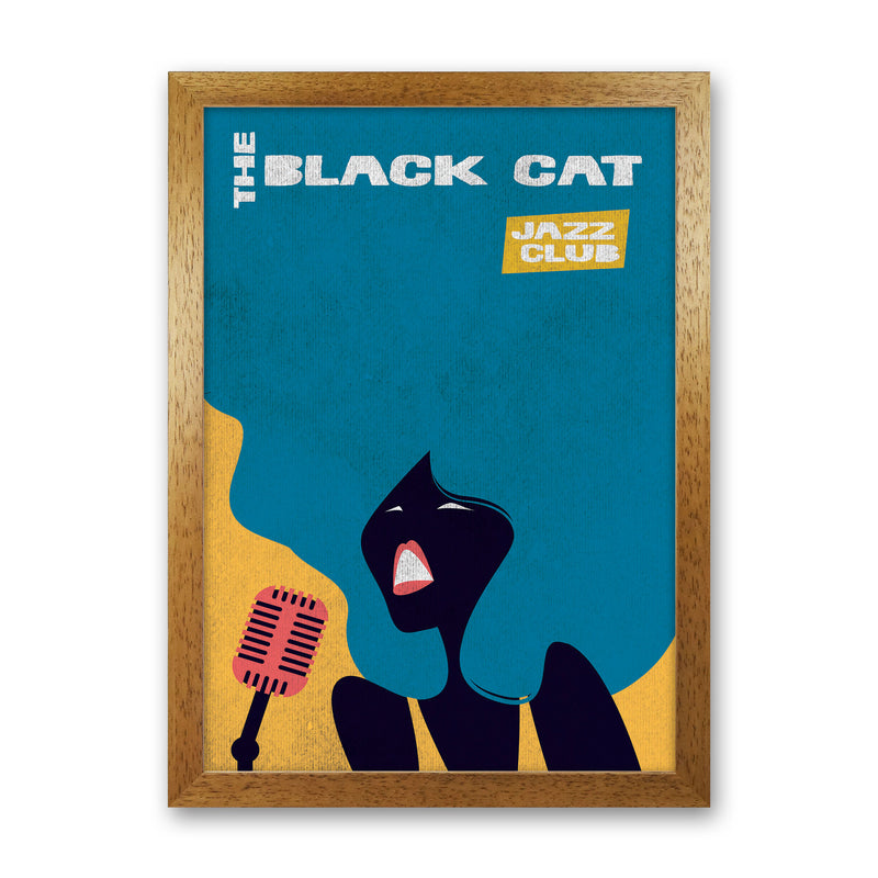 Black Cat Jazz Art Print by Jason Stanley Oak Grain