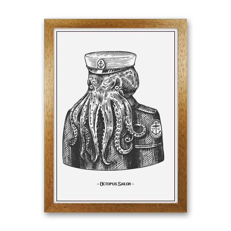 Octopus Sailor Art Print by Jason Stanley Oak Grain