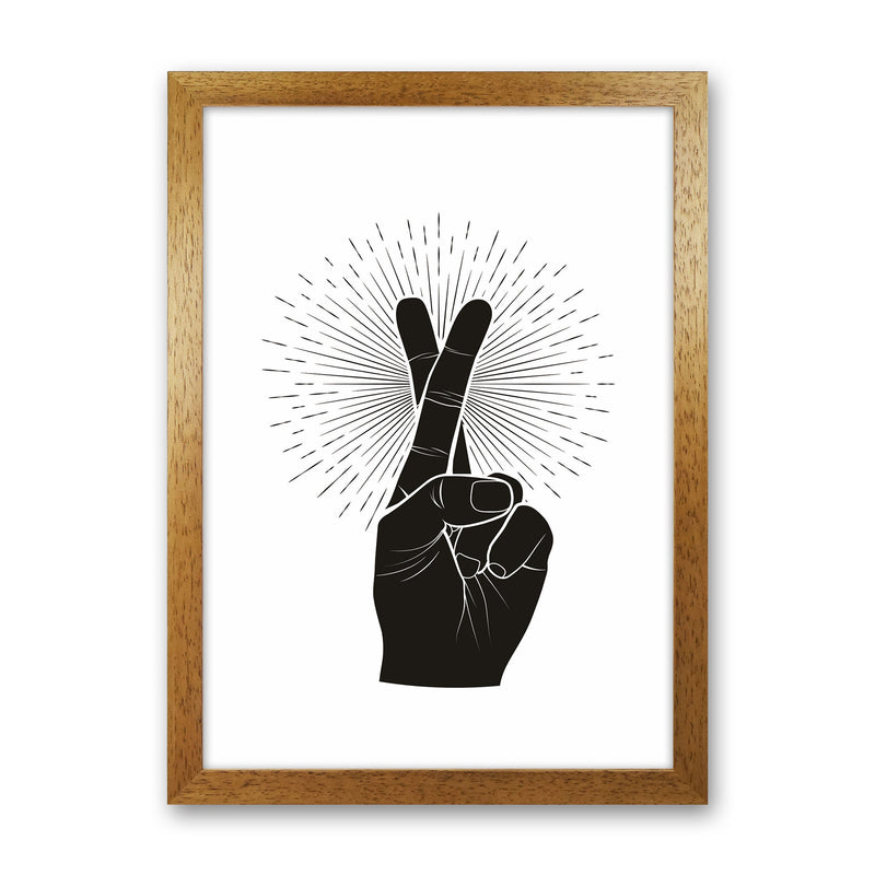 Fingers Crossed Art Print by Jason Stanley Oak Grain