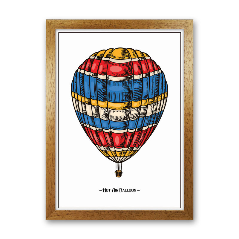 Hot Air Balloon Art Print by Jason Stanley Oak Grain