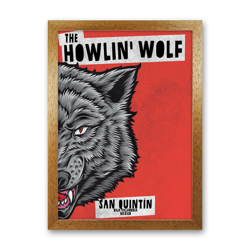 The Howlin Wolf Art Print by Jason Stanley Oak Grain