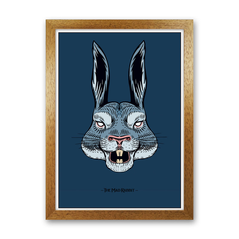 The Mad Rabbit Art Print by Jason Stanley Oak Grain