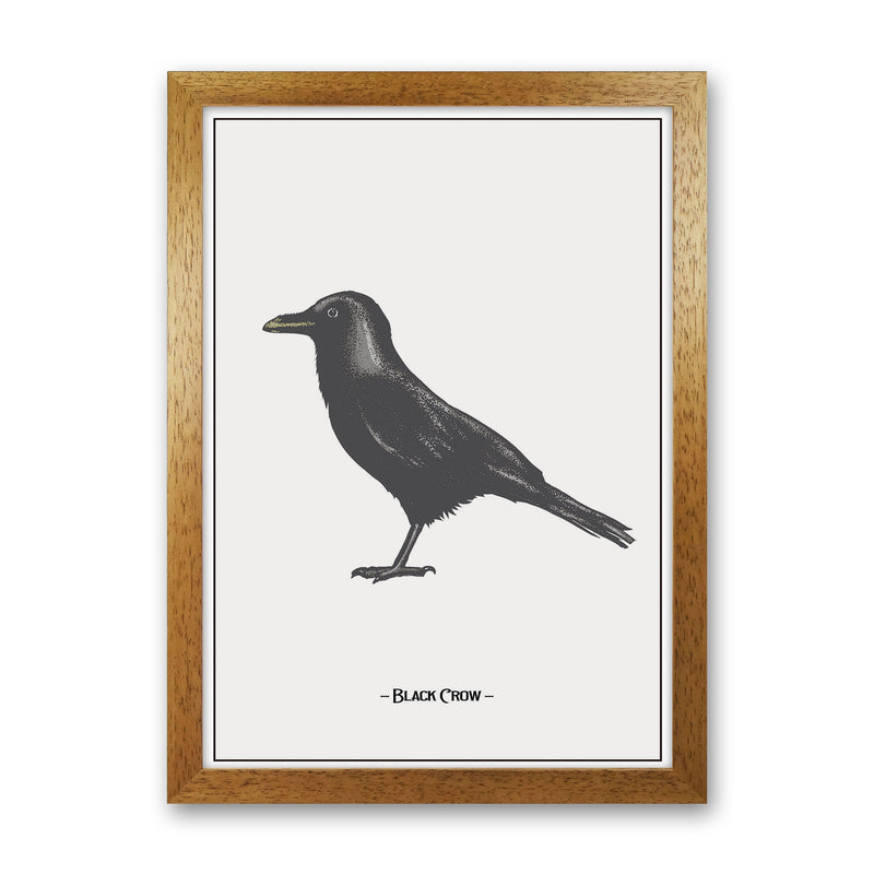The Black Crow Art Print by Jason Stanley Oak Grain