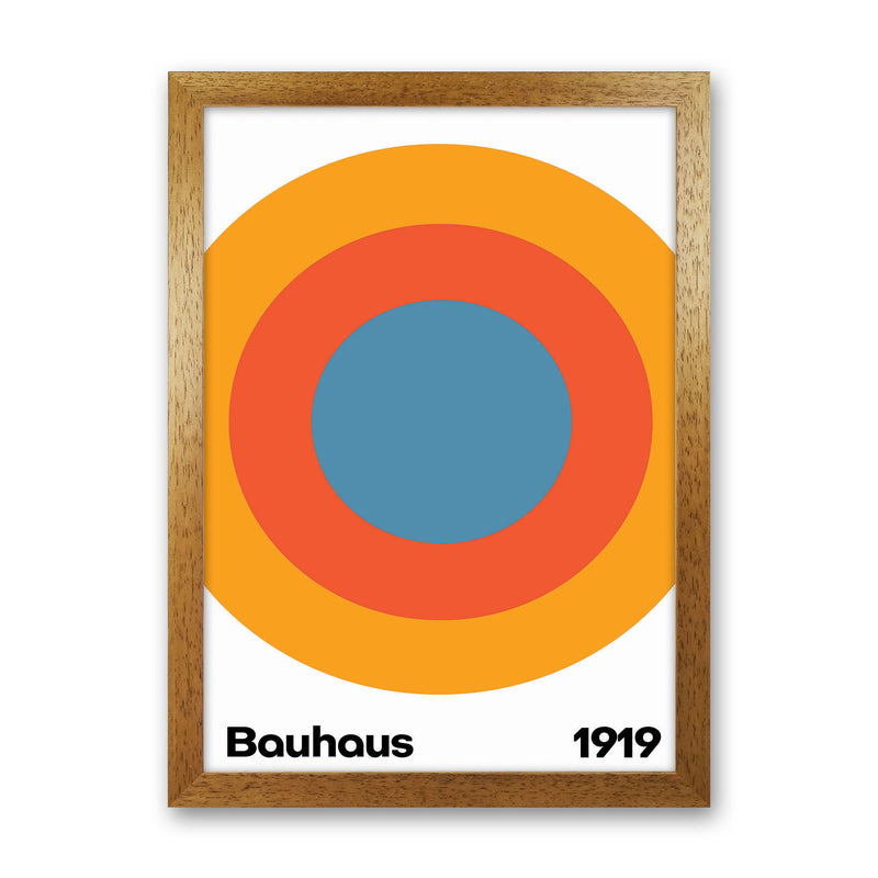 Bauhaus Circle Art Print by Jason Stanley Oak Grain