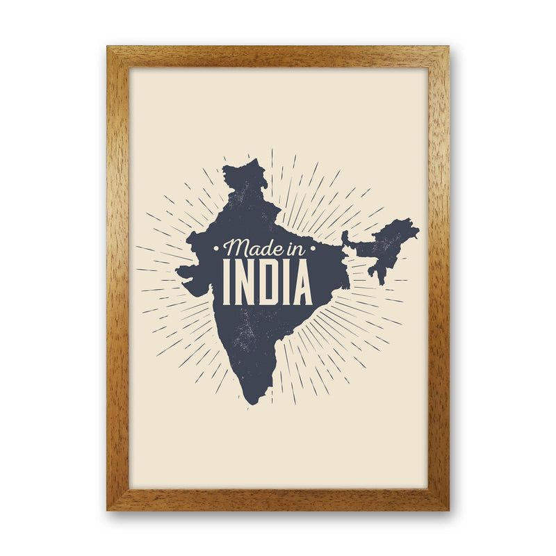 Made In India Art Print by Jason Stanley Oak Grain