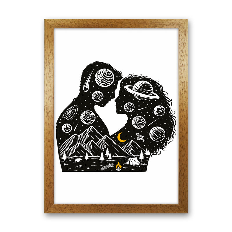 Galactic Love Art Print by Jason Stanley Oak Grain