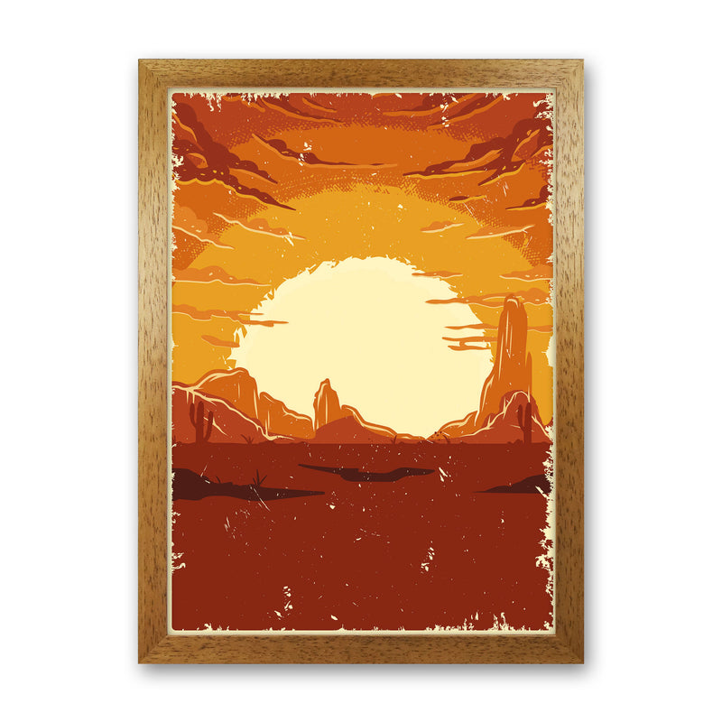 Desert Sunset Art Print by Jason Stanley Oak Grain