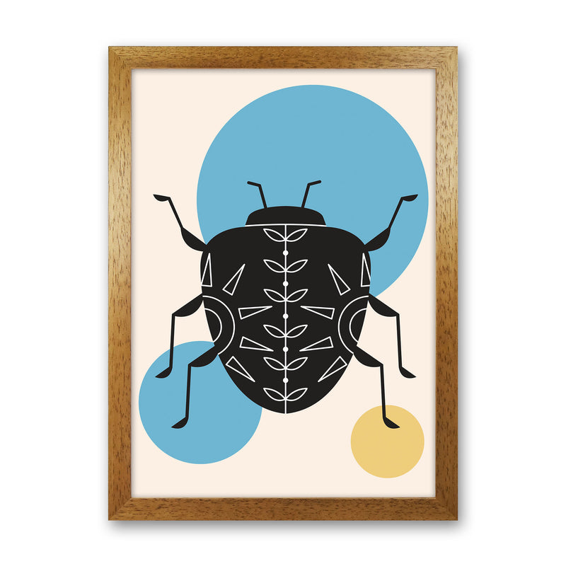 Lonely Beetle Art Print by Jason Stanley Oak Grain