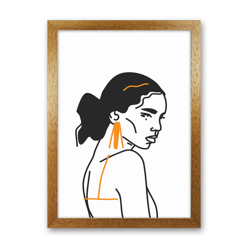 Strong Woman Art Print by Jason Stanley Oak Grain