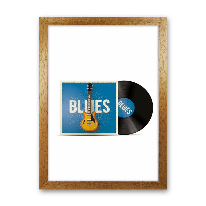 Blues Vinyl Art Print by Jason Stanley Oak Grain