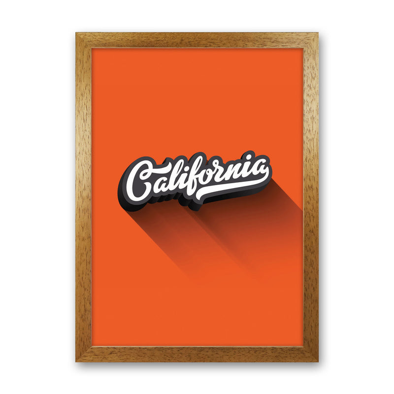 California Art Print by Jason Stanley Oak Grain