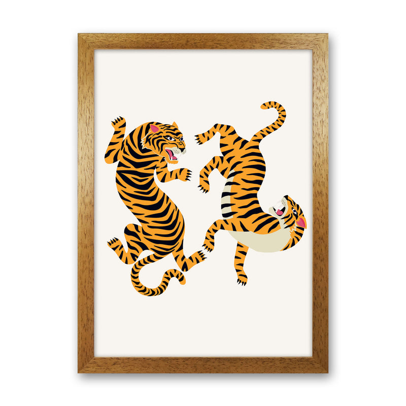 Two Tigers Art Print by Jason Stanley Oak Grain