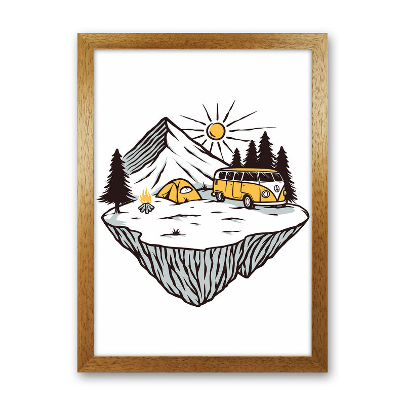 Camp Vibes Art Print by Jason Stanley Oak Grain