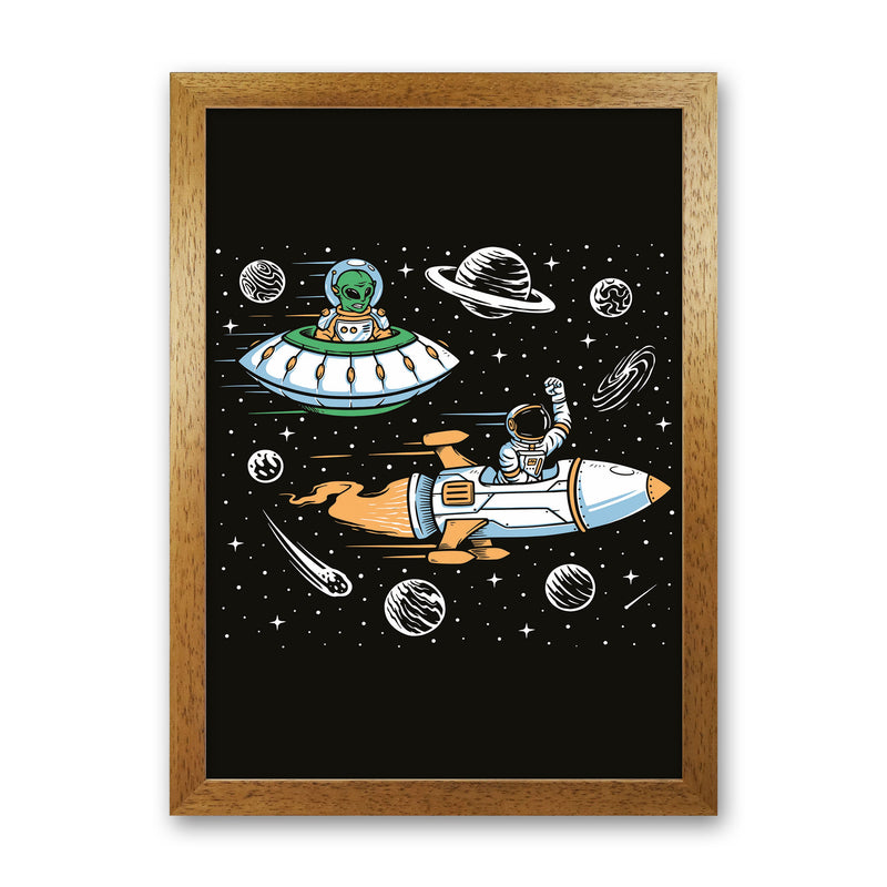 Space Rage Art Print by Jason Stanley Oak Grain